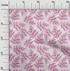 oneOone Ткань Cotton Flex Dark Magenta Leaf Швейные проекты для творчества Ткани с принтами по ярдам 40 дюймов