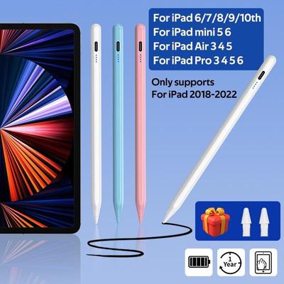 Стилус для iPad Pro 11 12,9 Air 4/5 7/8/9/10th mini 5 6 2018-2022 Карандаш с наклоном ладони