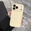 Чехол из жидкого силикона iPhone 17, противоударный, для Apple 16 Pro Max, чехол с полной защитой и большим окном