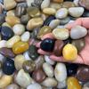 FANTIAN Премиум Натуральные Смешанные Камни Драгоценные Камни Высокая Полировка Декоративный Гравий Галька Безопасность Сад Садоводство Аквариум (1-2см 2кг)