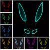 Cosplay Headwear Mask Rabbit Mask Led Light Up Mask Cosplay Mask Party Props Party Mask Props
