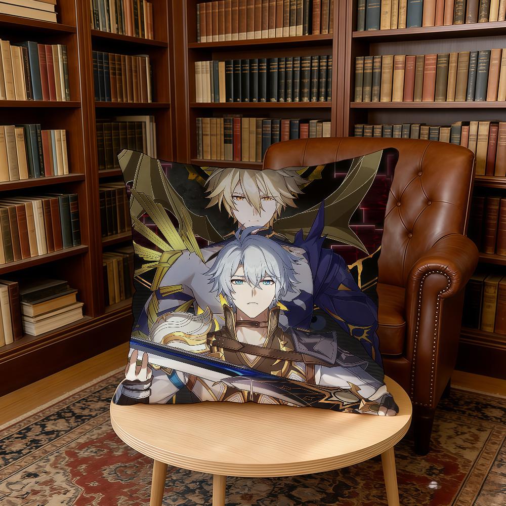 Game Honkai Star Rail Phainon cushion cover Home Office Birthday Anniversary Gifts Soft Skin Friendly Cushion Cover