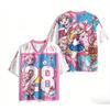 2026 Summer Sailor Moon 3D Printed Casual Style T-shirt Breathable Fashion Outdoor Sports Short Sleeve Tops