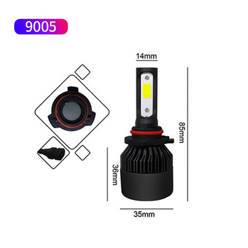 2 шт. супер яркие светодиодные фары автомобиля 10000LM 50 Вт H4 H1 H7 H8 H9 H11 H16 Canbus 9005 HB3 9006 HB4 Противотуманные фары 3000 К 4300 К 6000 К 8000 К