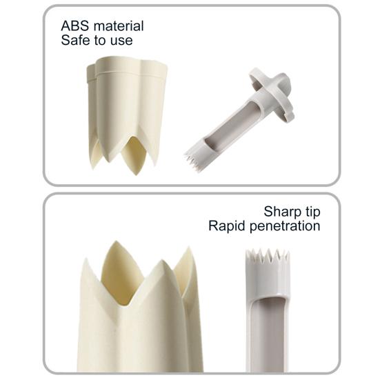 2-in-1 Jalapeno Pepper Corer Remover Tool Large Small Corer Sizes Comfortable Grips Rust-resistant Durable Chili Seeds Remover