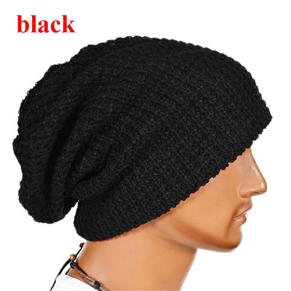 Fashion Soft Outdoor Warm Beanie Hat Ski Cap Knitted Caps Wool Knitted