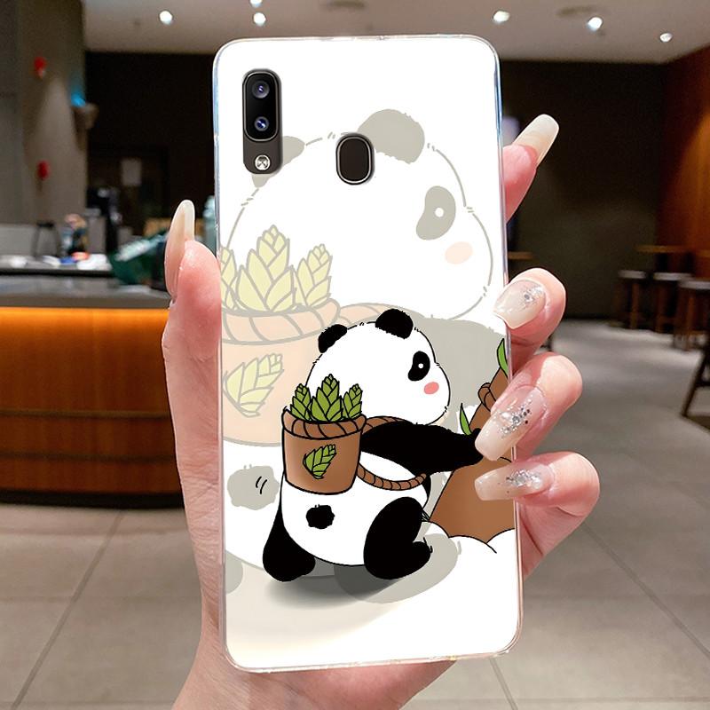 Phone Case For Samsung Galaxy A20E Flower Butterfly Protective Thin Cases For Samsung A20e Transparent Soft Silicone TPU Cover