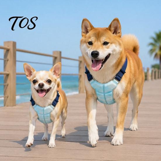 Cooling Harness for Dogs Dog Vest, Breathable Coat with Gel Ice Packs, Summer Wrap Pet Jacket Large Medium Small Based Vest Pets