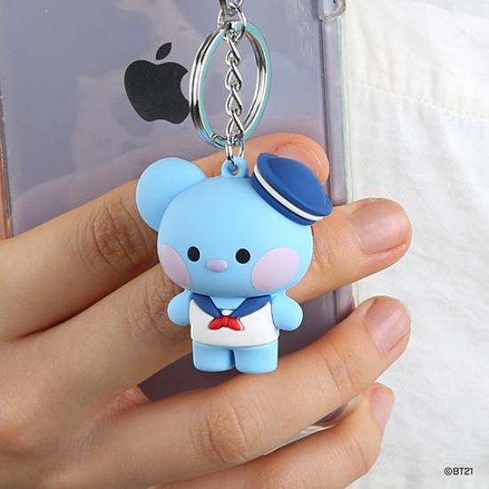BT21 Брелок для ключей с фигуркой Marine ver.
