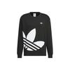 adidas Оригинальная толстовка с принтом, с круглым вырезом, с длинным рукавом, унисекс, черная