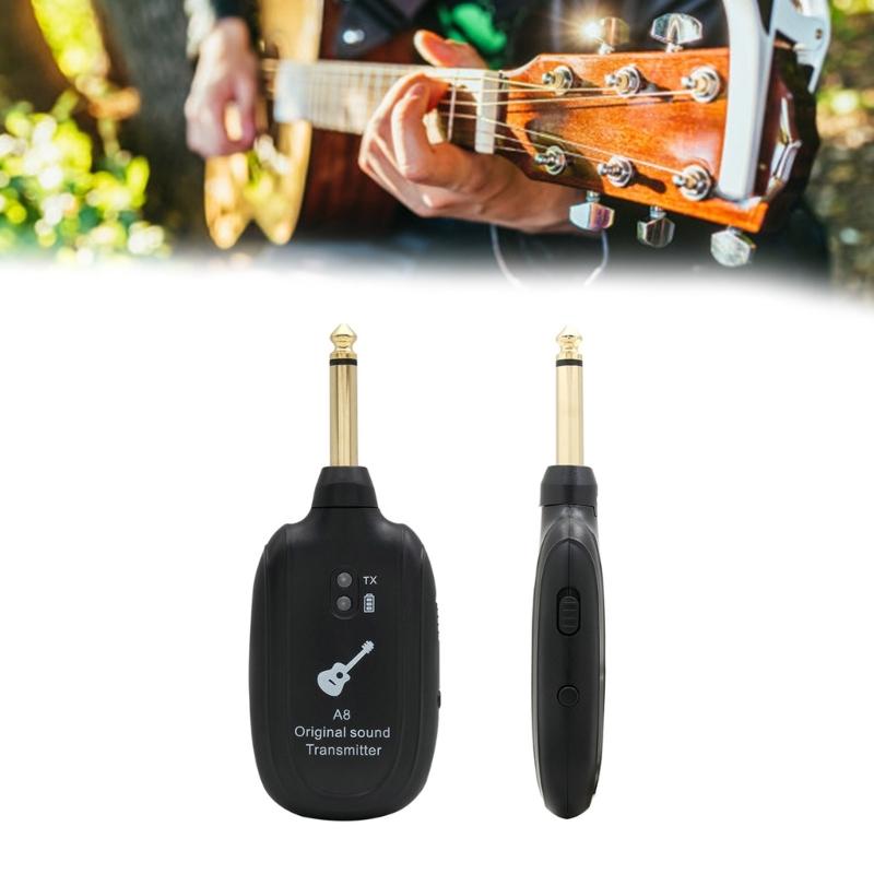 Wireless Guitar Transmitters Receiver UHF Wireless Guitar System Sound Wireless Transmitters Receiver for Guitar Bass