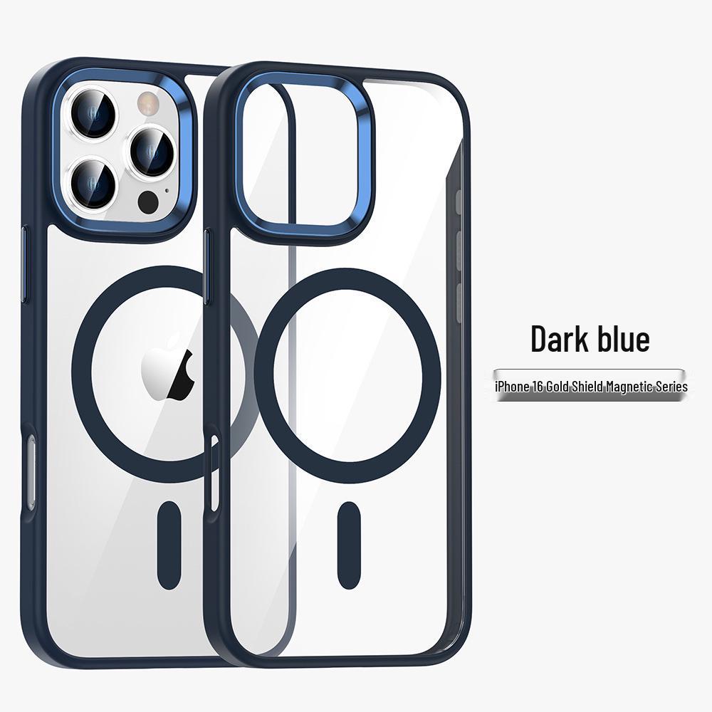 Магнитный чехол MagSafe высокой прозрачности для iPhone 17 Plus/16 Pro, Мягкий край, Защита от падений