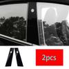 Fit For Tesla Model 3 2017-2022 Matte Black Car Window Bc Pillar Cover Trim 2pcs