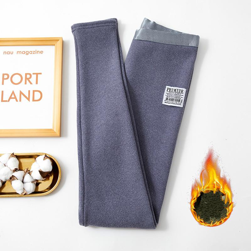 Осенне-зимние новые модные женские утолщенные плюшевые леггинсы, эластичные теплые брюки