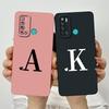 Для Tecno Pouvoir 4 Pro LC7 LC8 Чехол Милые Буквы Квадратный Ударопрочный Силиконовый Мягкий Чехол Для Tecno Pouvoir 4 Coque LC7 LC8 Funda