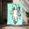 Simon'S Cat Flannel Blanket Soft Warm All-Season Throw, Design for Camping, Car Travel, Hiking Sofa, Bed, Office Perfect Gift for Parties