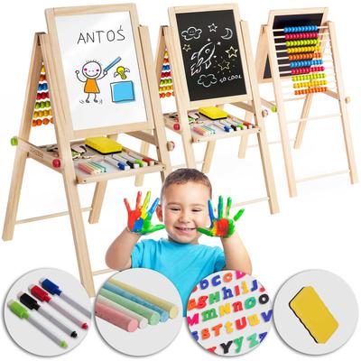 Складная магнитная доска для рисования мелом Ricokids