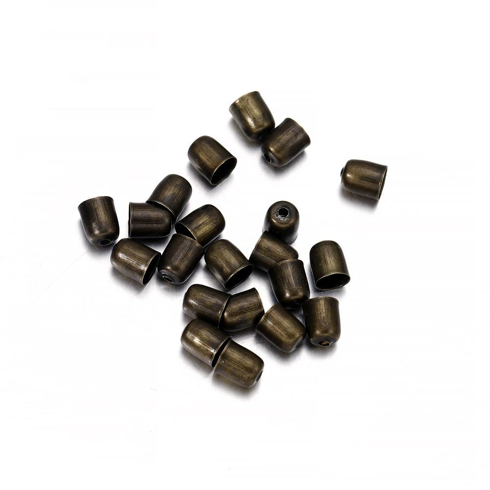 50-100 шт., шапки для бусин, кожаные шнуры, пряжка, наконечник, колпачки с кисточками для изготовления модных ювелирных изделий, сделай сам, поиск ювелирных изделий ручной работы