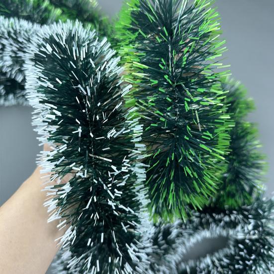 Рождественская гирлянда 6,5 футов с 6 красными бантами, искусственная зелень, сосновая гирлянда для каминной полки, лестницы, камина, домашнего украшения для вечеринки