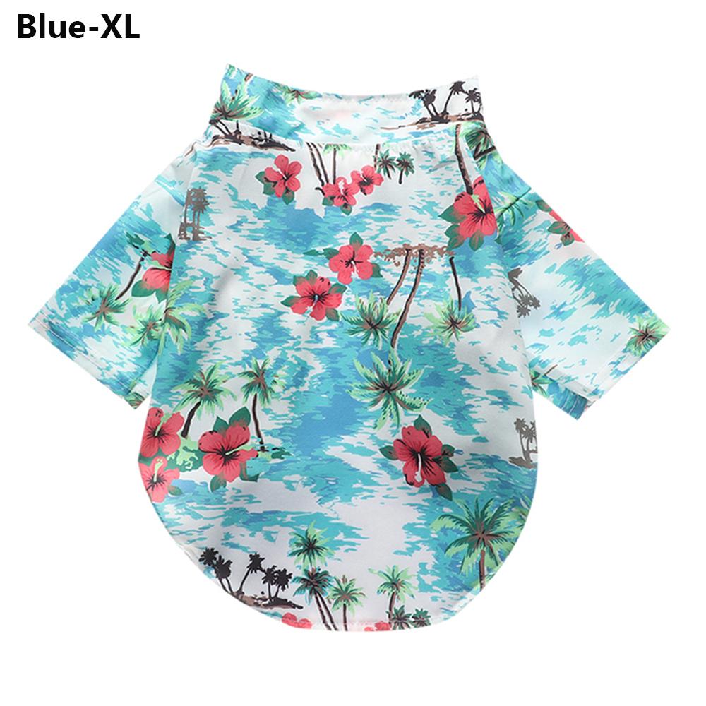 Pet Summer Shirt Beach Coconut Tree Print Dog T-Shirts Pet Dog Clothes Pet Shirts Pet Dog Shirts