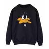 Womens/Ladies Daffy Duck Face Sweatshirt