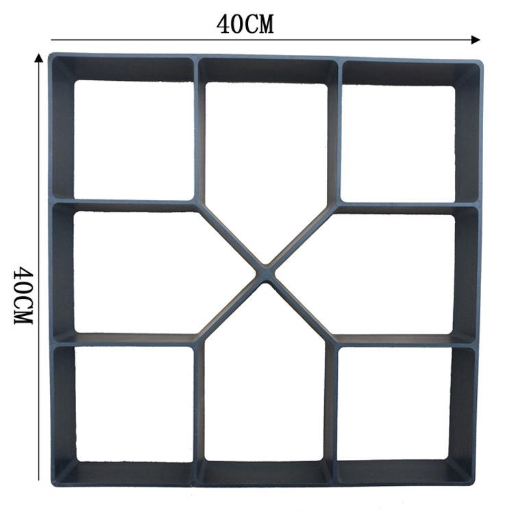 DIY Manual Concrete Paving Mold, Household Garden Walkway Making Tool, Self-made Cement Brick Path Mould