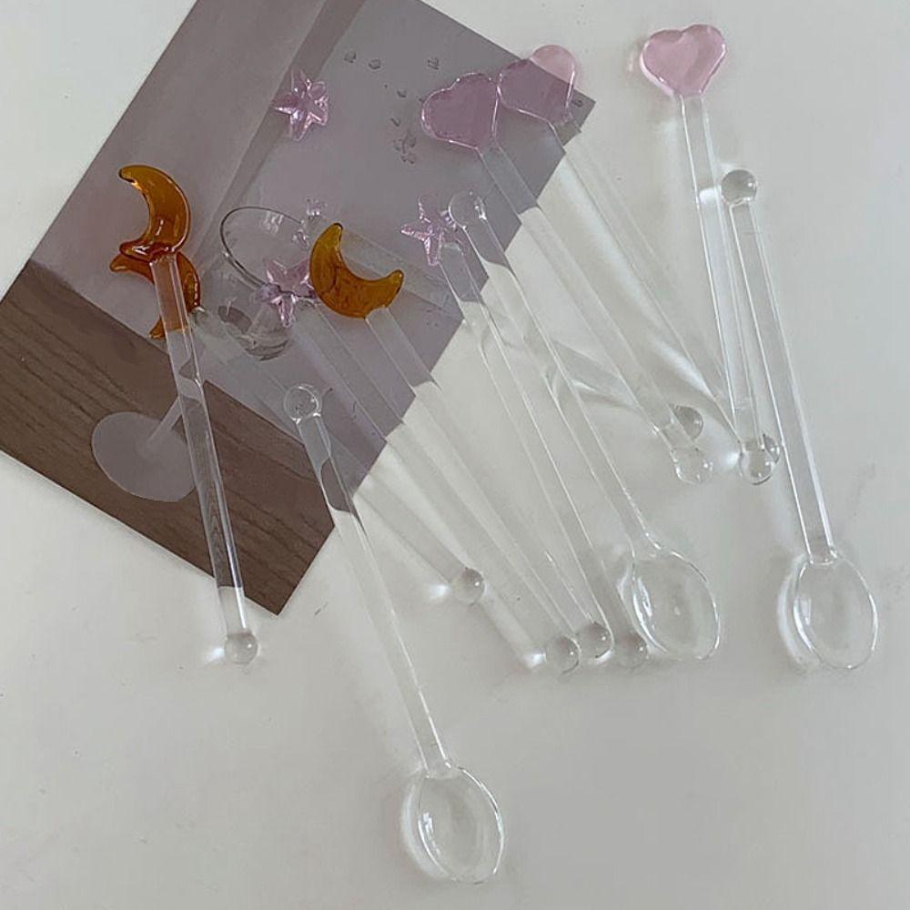 Easy To Use For Family Gatherings High Texture Spoon Stick Stir Bar Swizzle Sticks Dessert Stick