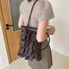 Досуг пригородная сумка через плечо нишевая сумка-ведро в иностранном стиле 2024 года, новая сумка, женская модная простая сумка
