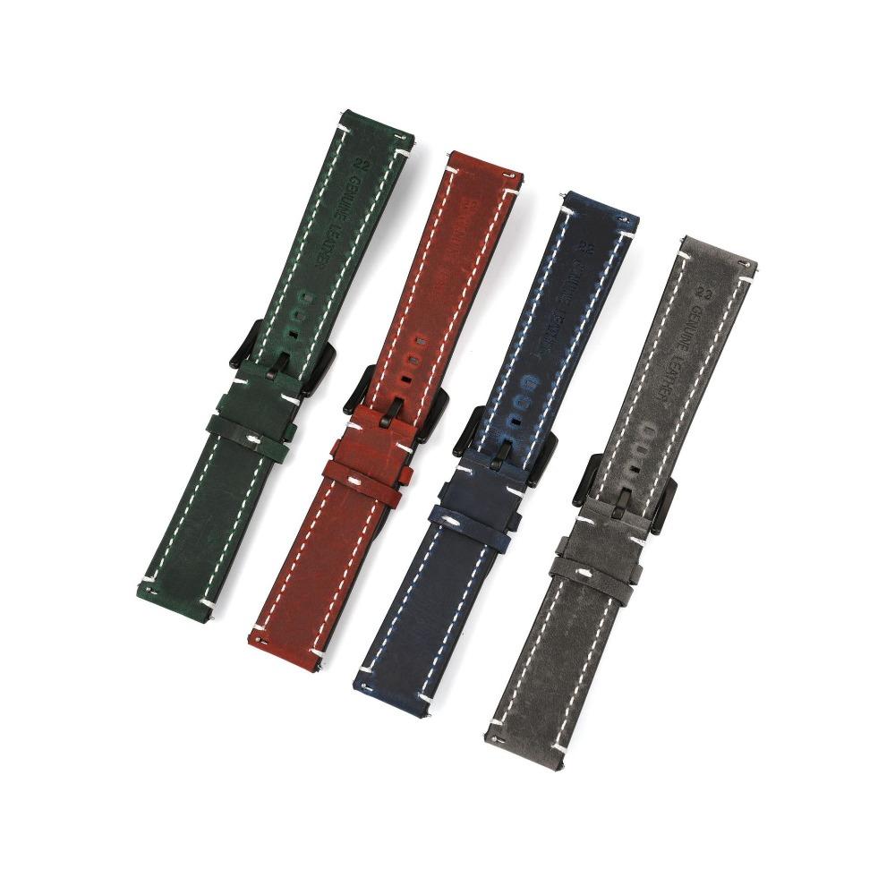 Quick Release Watch Strap Genuine Leather Watchbands Bracelet Wrist Belt Watch Accessories Belt