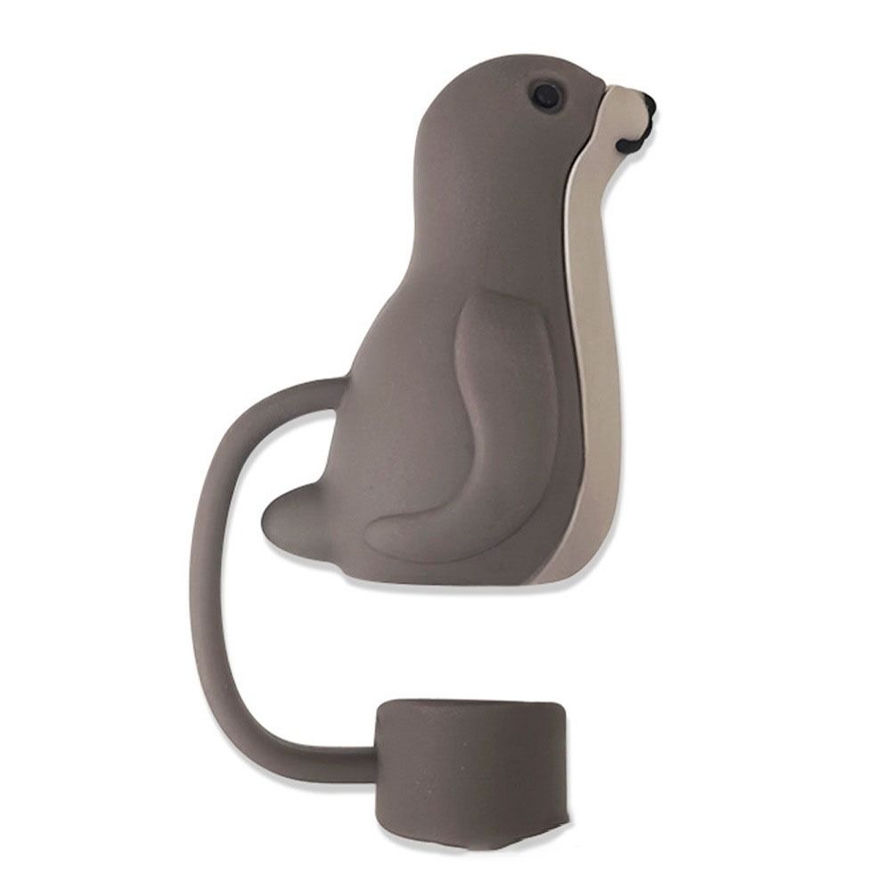 Reusable Drinking Dust Cap Cup Accessories Straw Tips Cover Creative Silicone Straw Plug Bottle