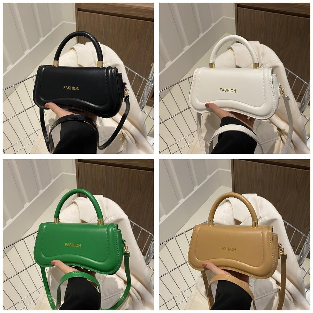 Trendy Urban Minimalist Shoulder Bag With Contrasting Stitching Details In Multiple Colors