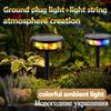 LED Solar Street Lights, String Lights, Fairy Camping Waterproof Outdoor Solar Garden Lawn Lights, Christmas and New Year Decorations