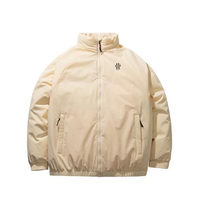 Anta Повседневная Свободная Теплая Пуховая Куртка Унисекс Верхняя Одежда Лунно-Белая 172441908-1