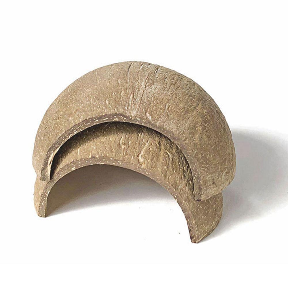 Bite-resistant Hamster Coconut Cage Natural Coconut Shell Hamster House Guinea Pig Hideout Lizards