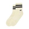 EPT SHORT STRIPE LOGO SOCKS (IVORY_BLACK)