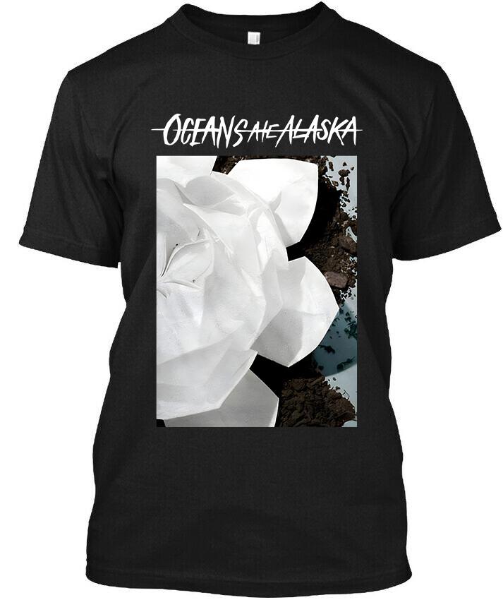 НОВЫЙ! Популярная футболка с графическим логотипом 'Oceans Ate Alaska British Music' Размер S-4XL Унисекс