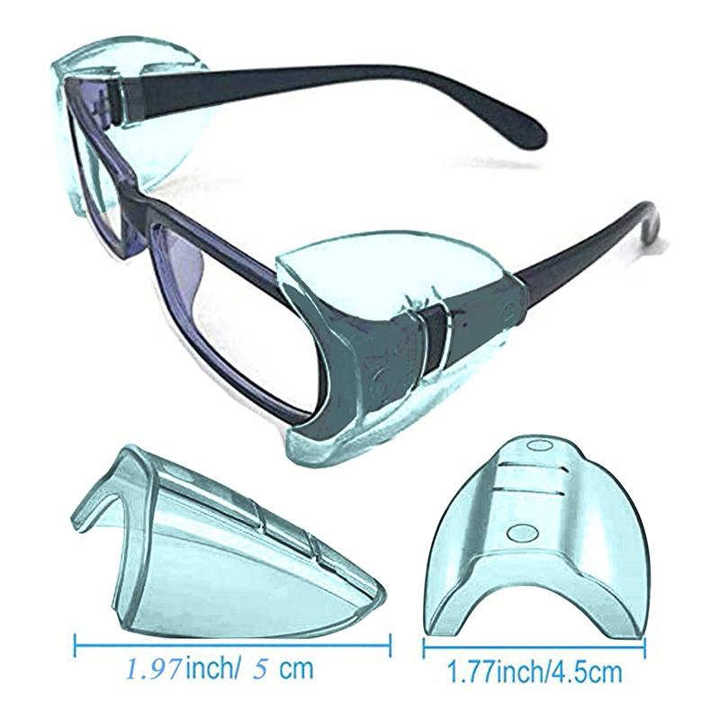 Side Shields For Eye Glasses Slip-On Safety Glasses Flexible Shield Universal