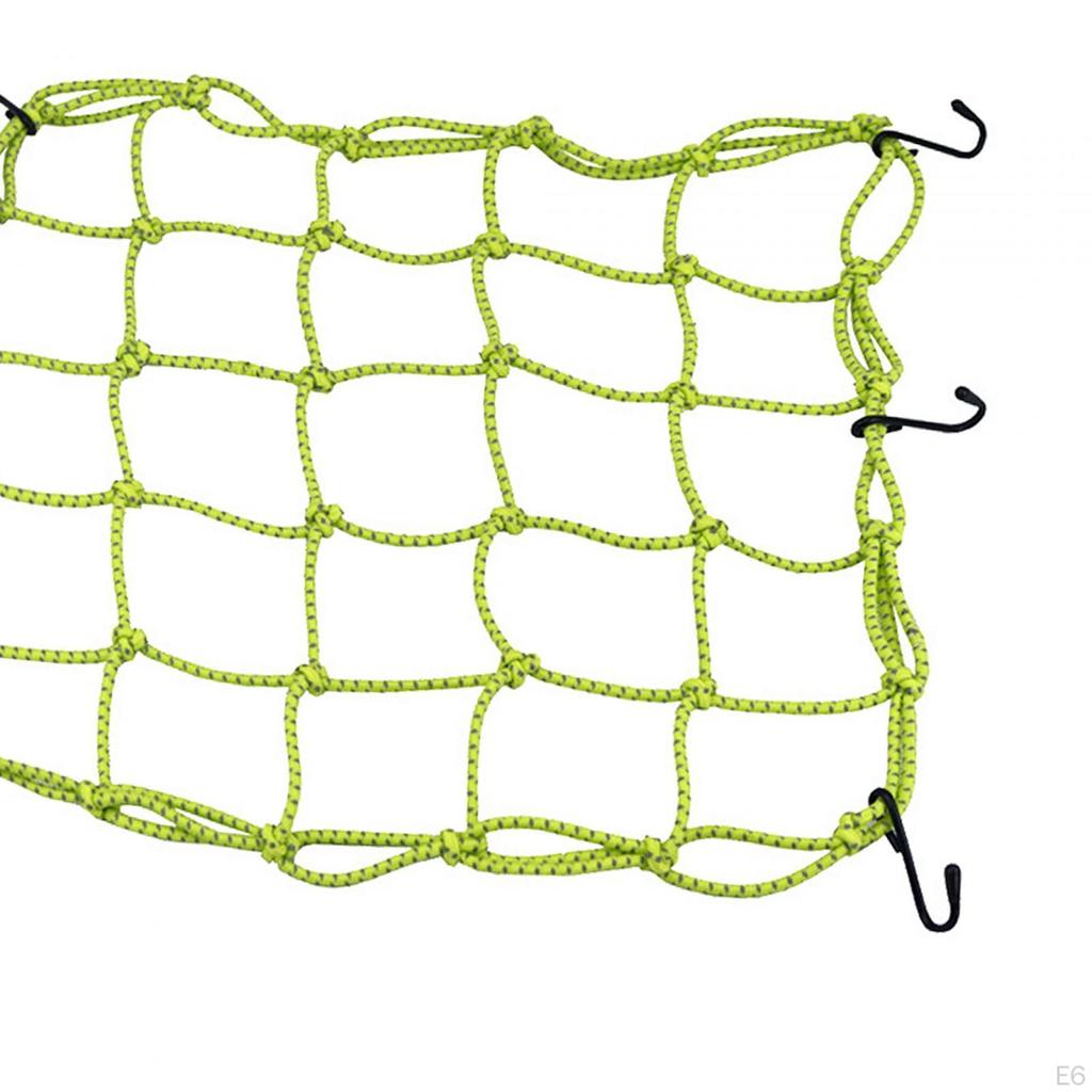 40cmx40cm Luggage Thicken Netting with Metal Hooks Motorcycle Accessories Cargo Net