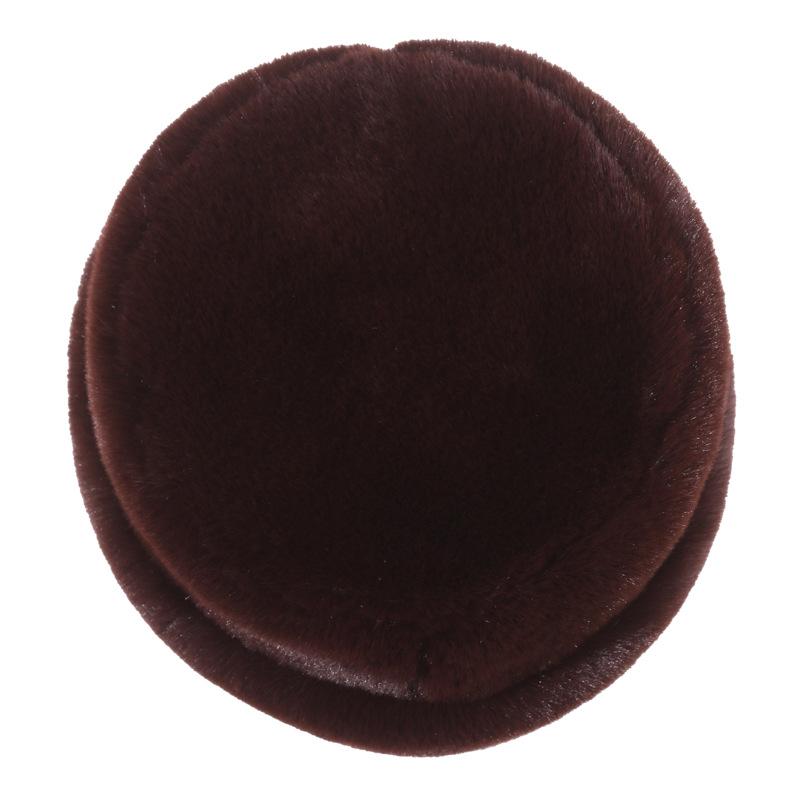 Осенне-зимняя хлопковая шапка, мужская утолщенная норковая шапка, защита шеи, утолщенная теплая норковая шапка для пожилого папы