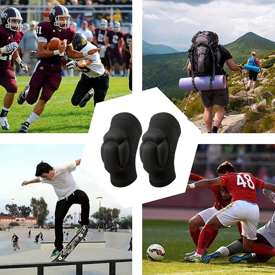 1 пара наколенников Turtle Shell, утолщенная защита, защита от ударов, подходят для велоспорта, скейтбординга, альпинизма, волейбола