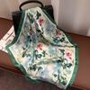 Retro 70*70 Square Scarf Colorful Silk Scarf Women Neck Scarf All-Match Shawl  Trendy Headscarf Women'S Accessories Gifts