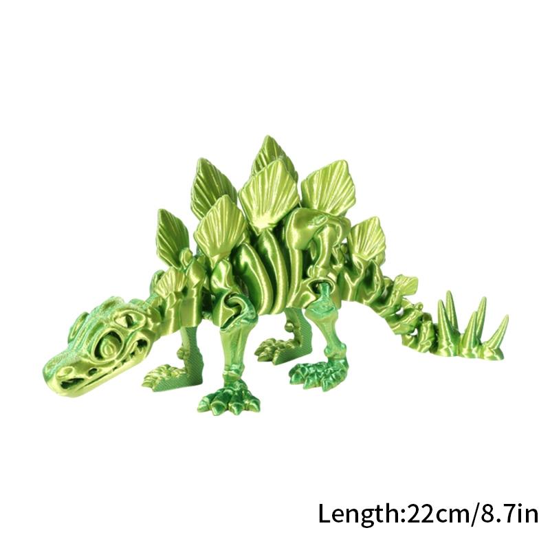 3D-печатный китайский дракон, вращающиеся драконы, детские подарки, реалистичная статуя дракона, ландшафтное украшение, печатные фигурки животных
