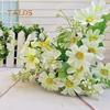 1 Bouquet 28 Heads Artificial Fake Flower Home Coffee Shop Wedding Decor