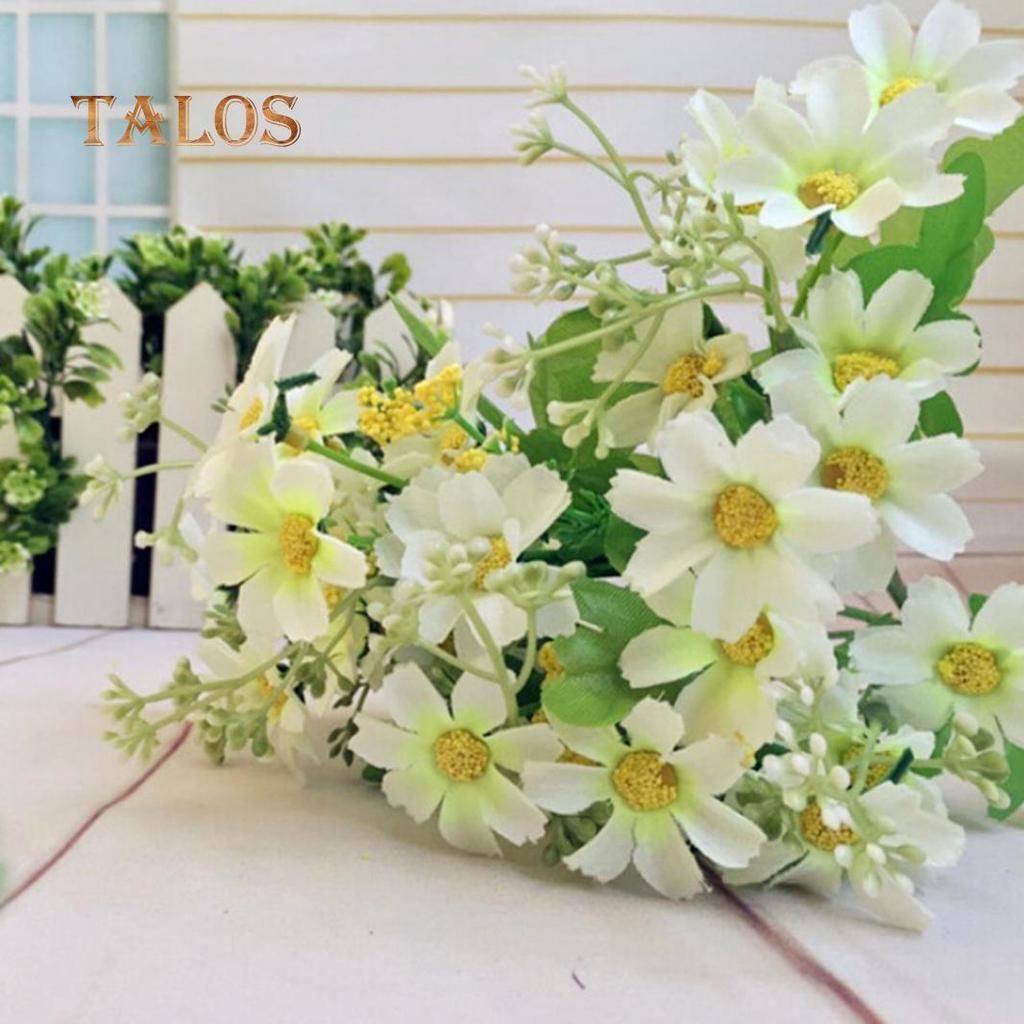 1 Bouquet 28 Heads Artificial Fake Flower Home Coffee Shop Wedding Decor