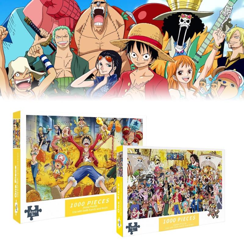 Бумажный пазл из 1000 деталей Коллекция Морской Пират Король, Миниатюрный Мультяшный Плоский Пазл