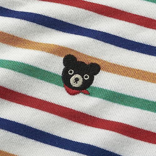 Miki House 60-5238-491 Футболка Double Bee, для мальчиков, для девочек, для младенцев, для детей, детская одежда, многоцветная, 140