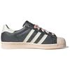 Adidas Superstar 82 черные розовые ленточные шнурки женские кроссовки Core-Black Off-White Wonder-Aqua ID1423