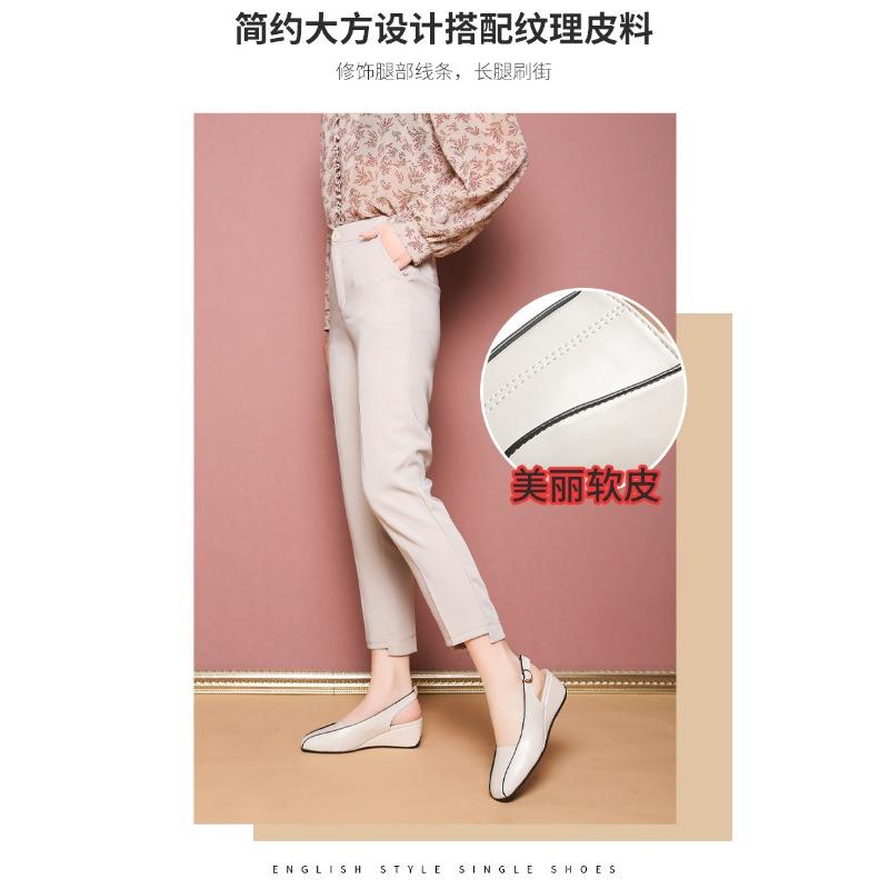 Новые однотонные босоножки на танкетке с мягкой подошвой и мягким верхом для женщин