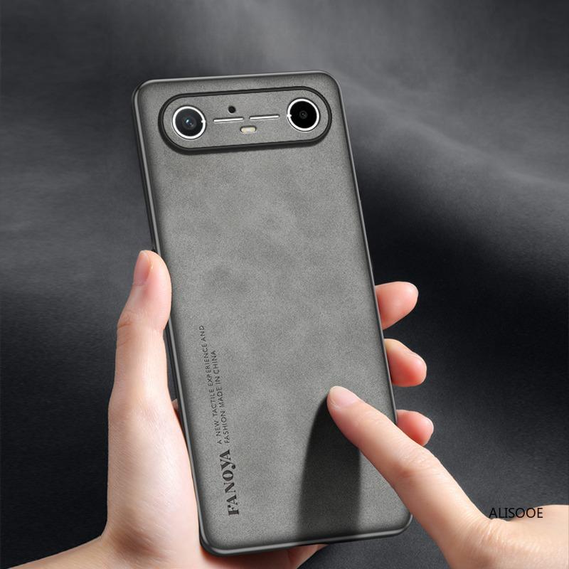 Матовый чехол из ПУ-кожи для для Tecno Spark Slim 4G Чехол для Tecno Pova Slim 5G Крышка Матовый пластик Полная защита Задняя крышка