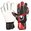 Uhlsport Матчевые футбольные вратарские перчатки Power Line Super Soft 1011309 01 9 Черный x Красный x Белый